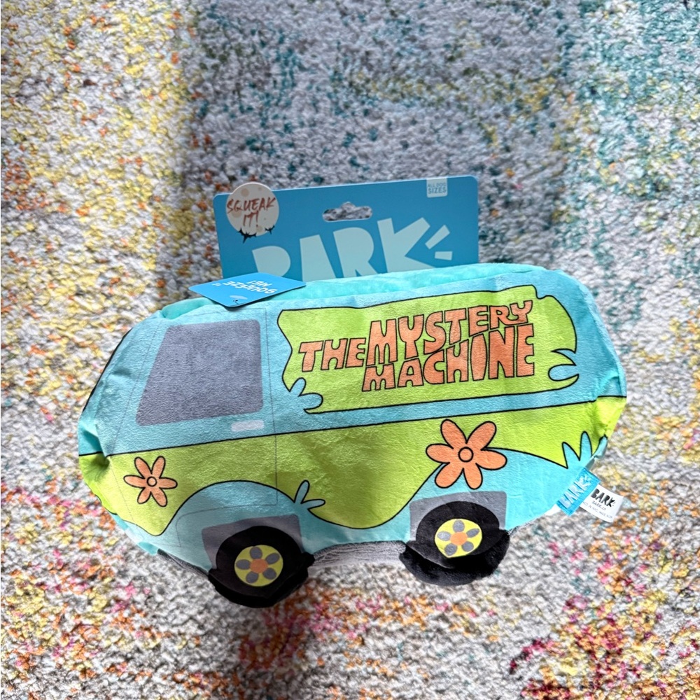 Bark Box & Scooby Doo “Halloween Mystery Machine ” Dog Toy Van NEW All Dog Size